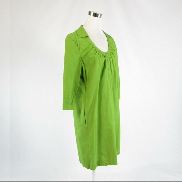 Alberta Ferretti bright green dress 4 - Picture 3 of 8